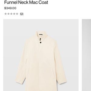 Mens BRAND NEW CLUB MONACO Funnel Coat Sz MEDIUM